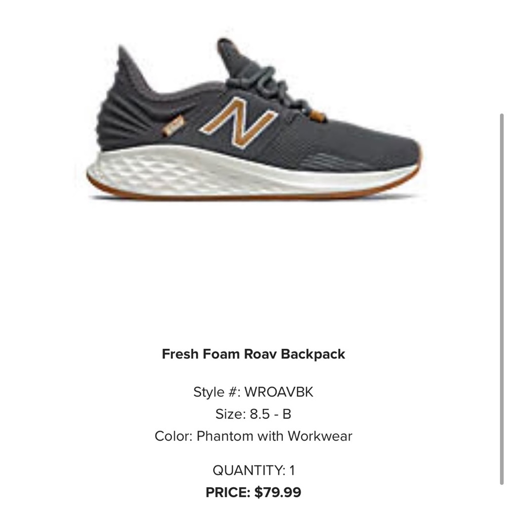 New balance shoes